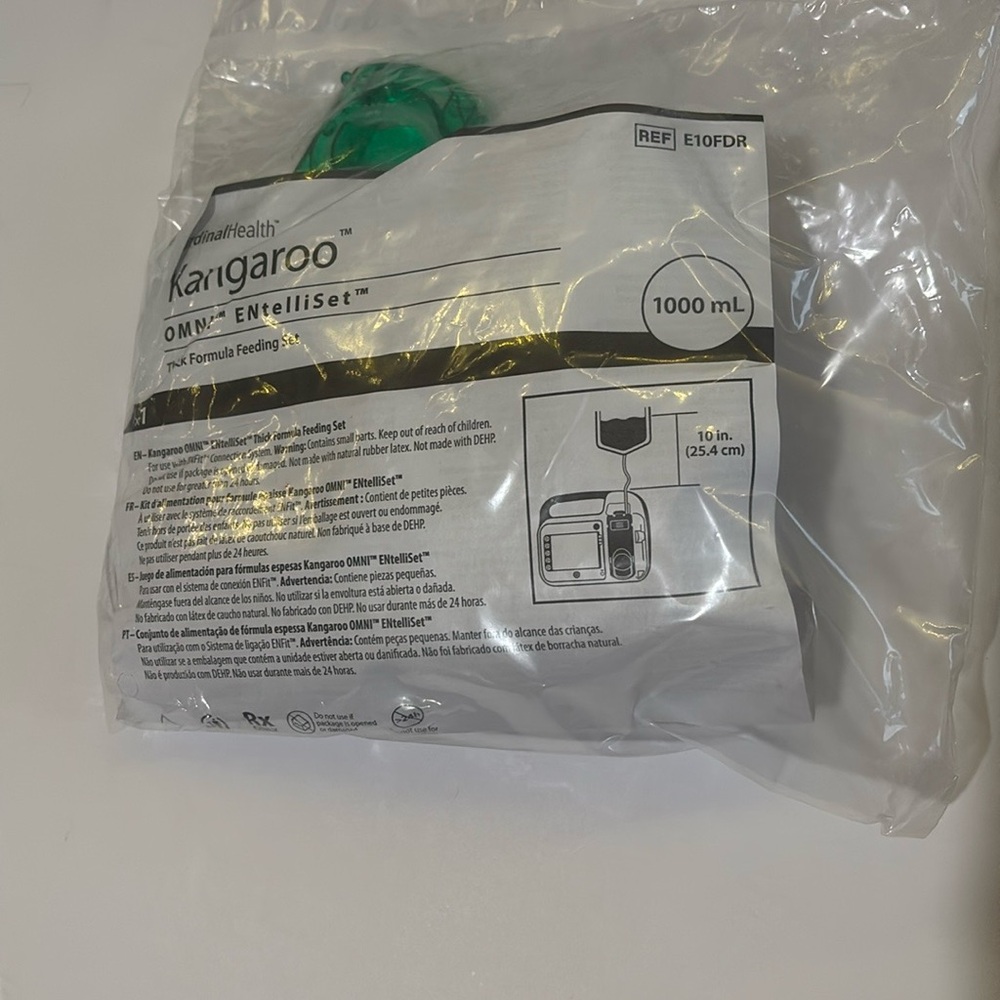 Kangaroo thick formula Feeding Bag OMNI ENtelliSet.  Ref e10fdr.